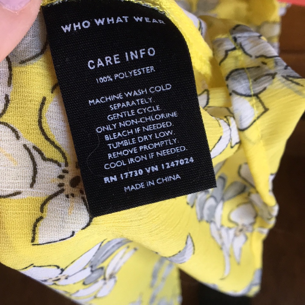 Yellow blouse - Picture 5 of 5